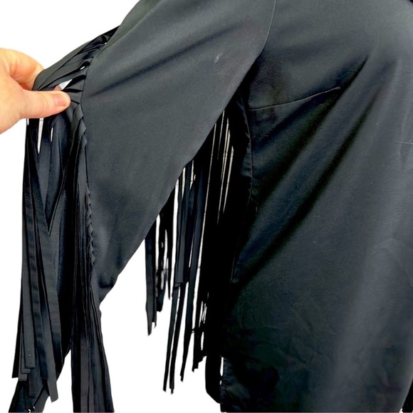 Carmen Marc Valvo Fringed Blouse - Picture 3 of 6